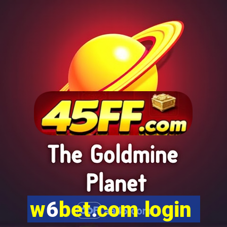 w6bet.com login